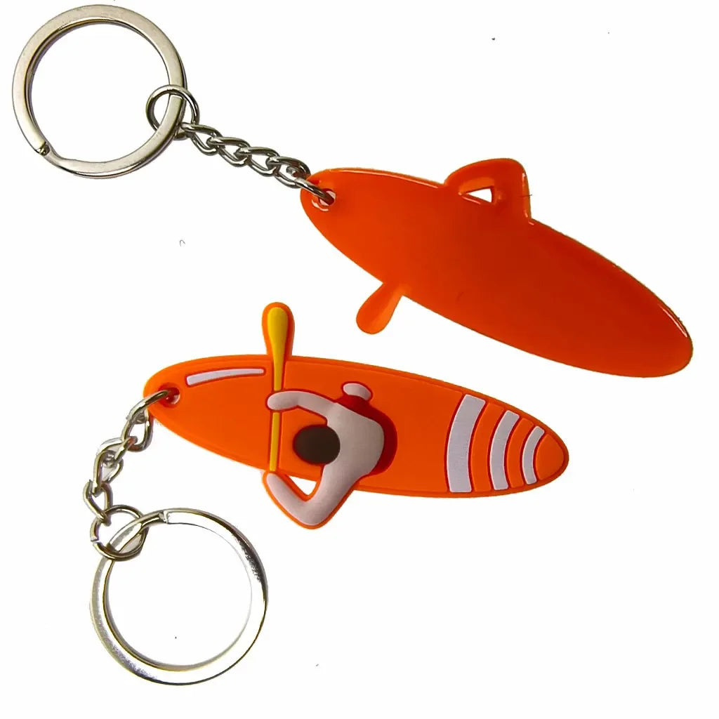 Surfboard Keychains PVC Backpack Keychain Purse Luggage Lover Keyring Birthday Gift Bag Innovative Party Favors Key Holder Oasis Select