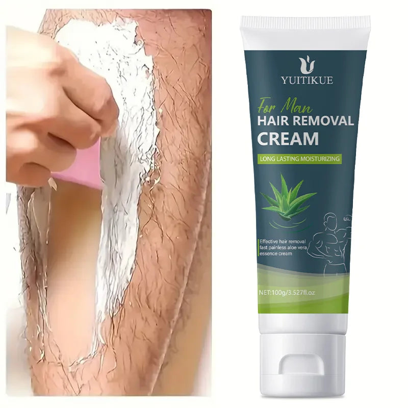 YUITIKUE Men's Hair Removal Cream – Sensitive Skin 100g