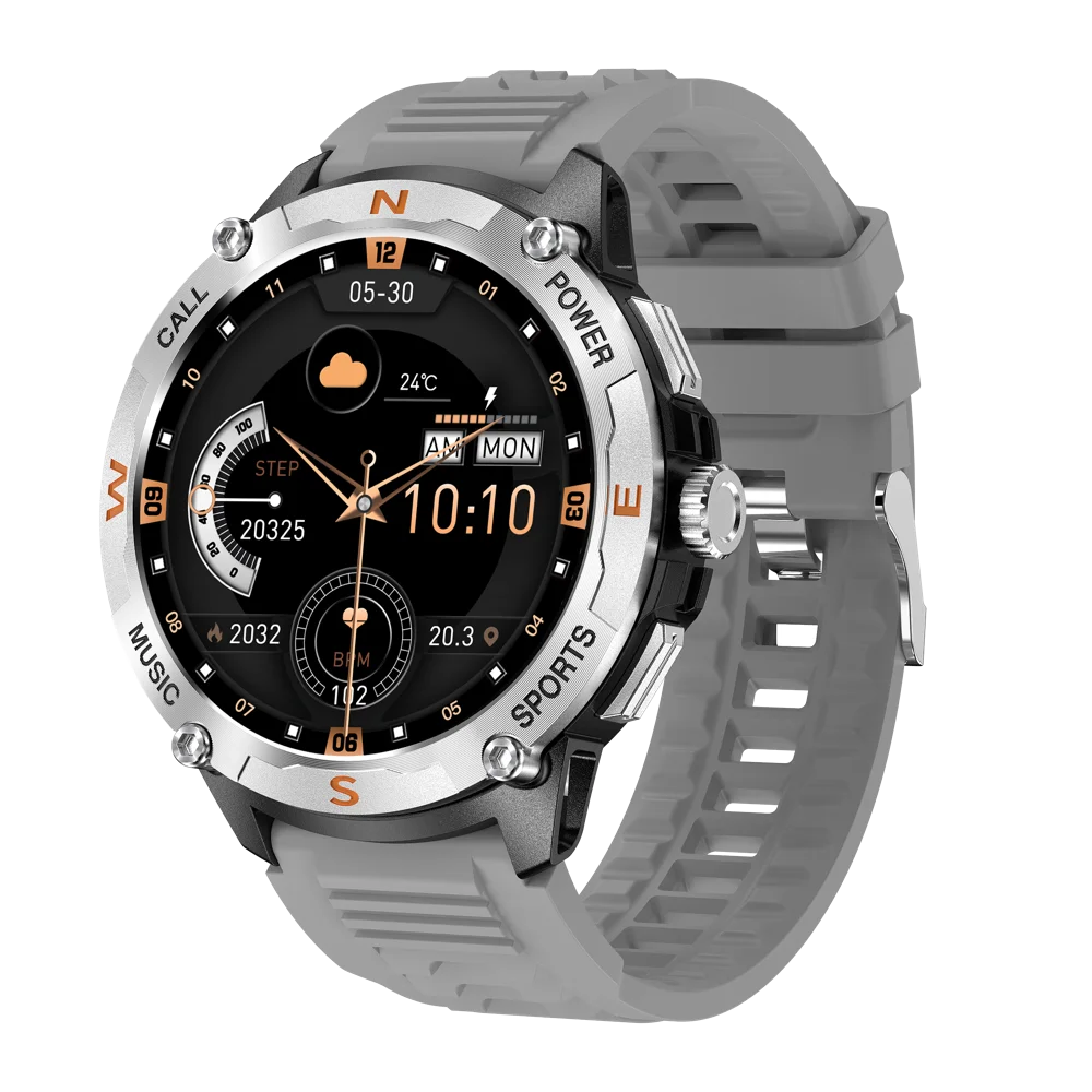 Outdoor Deep Waterproof Smartwatch GPS Sports Smart Watches Men Blue Tooth Call Sports AMOLED Screen Heart Rate Health Detection Oasis Select SVGRS