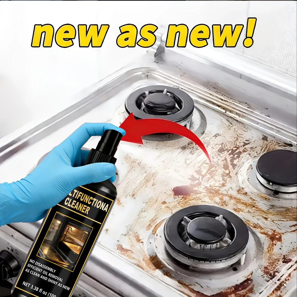 Multifunctional Oil Removal Cleaner Spray with Sponges Household Cleaning Spray Oasis Select
