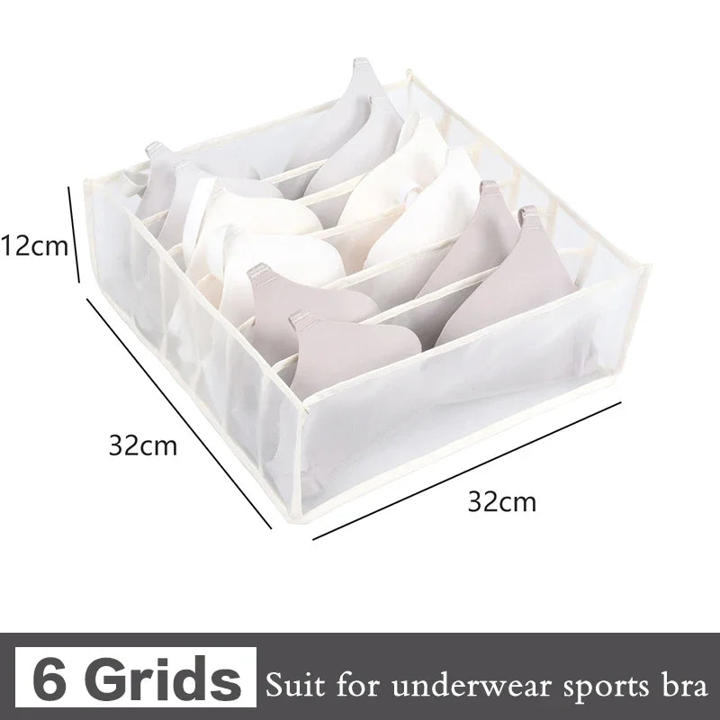 Sports Bra Underwear Organizer Storage Box Panties Socks Boxes