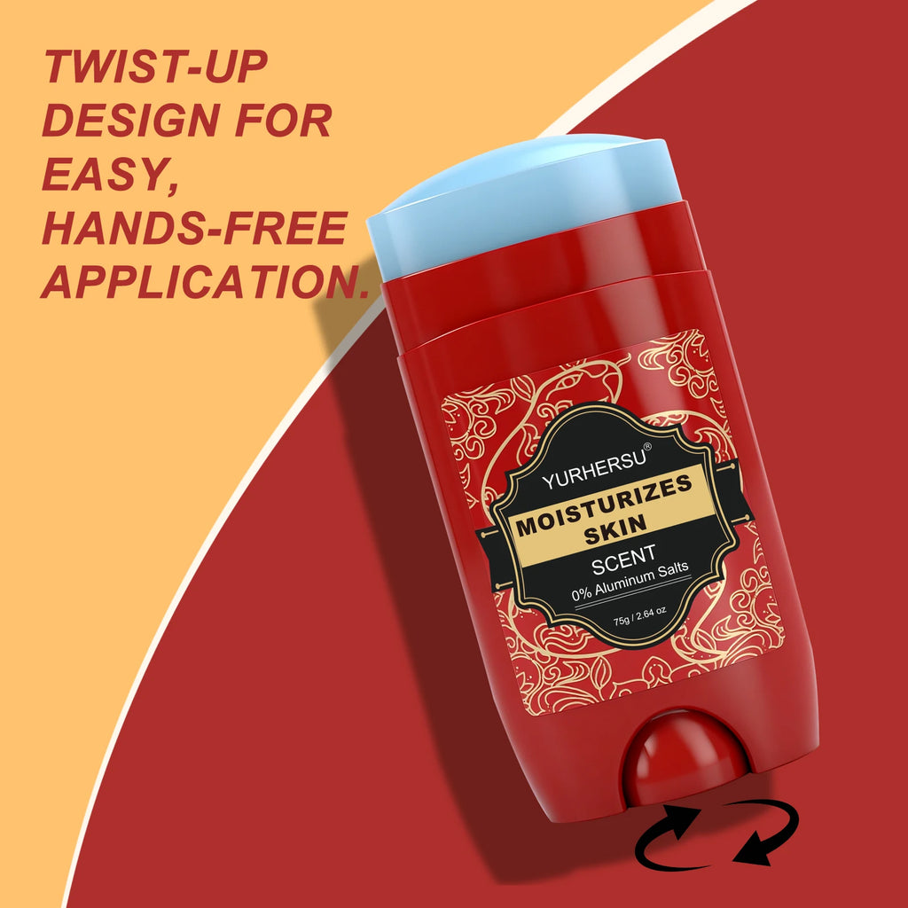 YURHERSU Men's Sport Deodorant Stick 75g – 72H Anti-Perspirant Men's Deodorant Stick Oasis Select