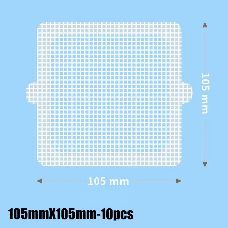 Hair filter shower drain grid insect prevention autohesion shower for bathroom items trap accessories sink bathtub fixture home Oasis Select 105mmX105mm-10pcs