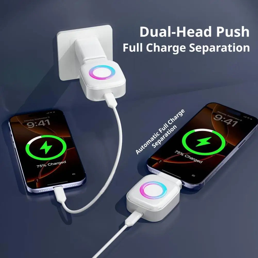 140W Type-C Fast Charging Adapter Automatic Power Off Anti Overcharge Protection Full Charge Separator Safe Charging Device Oasis Select