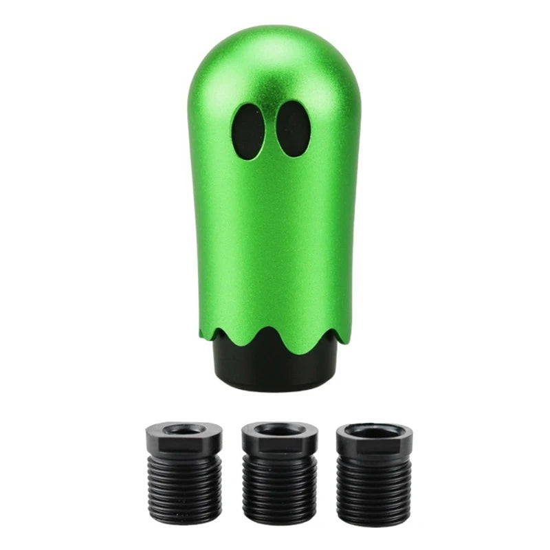 New 86mm Car Halloween Cute Style Gear Shift Knob Ghost Shift Head Knob M8 M10 M12 8 Colors With Adapters Oasis Select A4