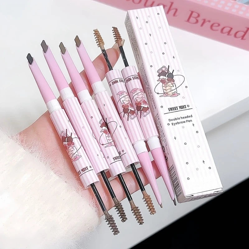 4-Pack Double-Ended Eyebrow Pen – Waterproof & Long-Lasting