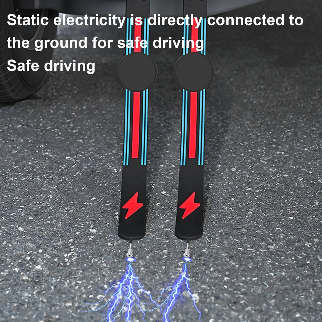 Car Anti Static Grounding Belt Anti Static Car Earth Belt Cord Safe Driving Tool Static Electricity Remover Vehicle Automotive Oasis Select