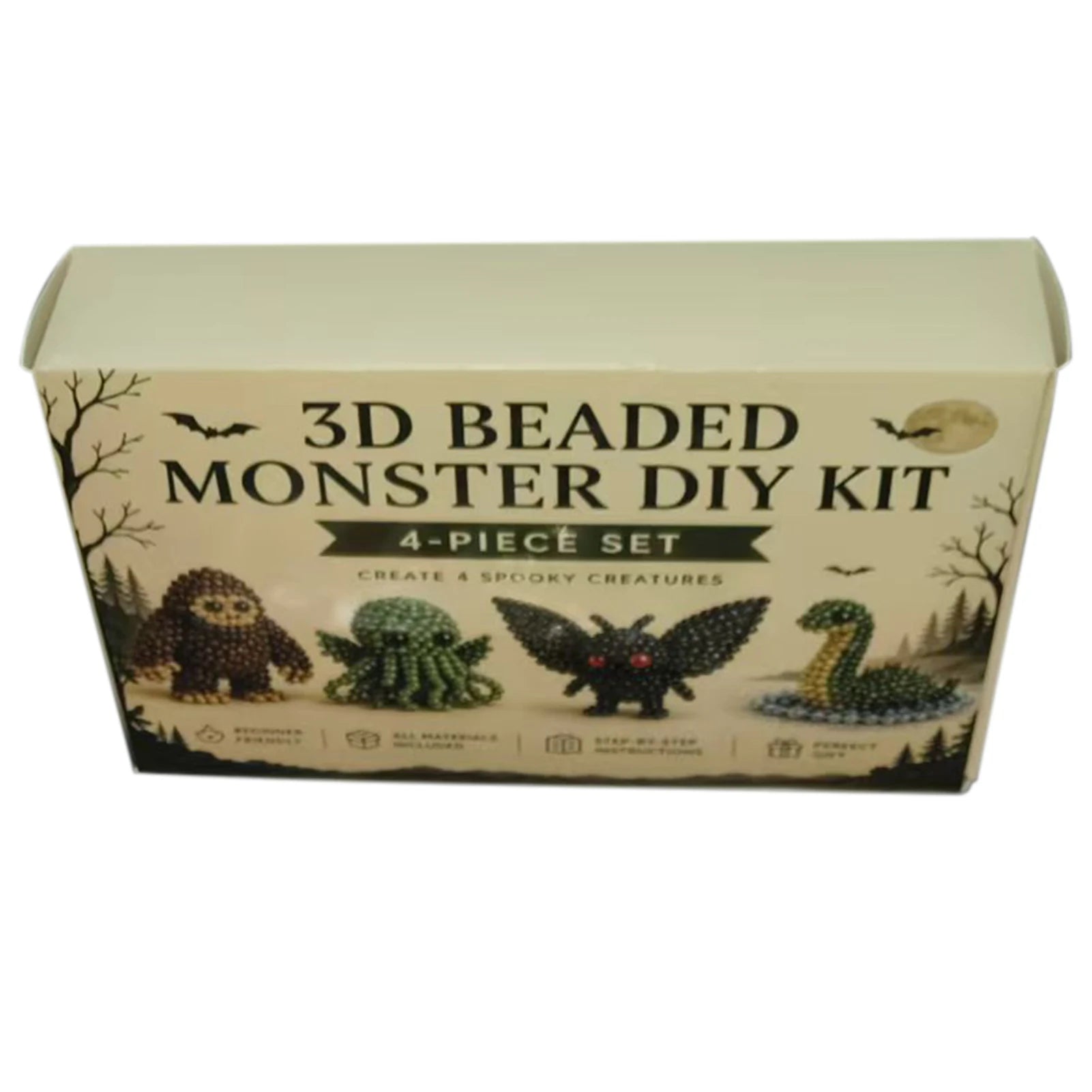 3D Beaded Animal Craft Kit – DIY Bead Pet Keychain Making Set