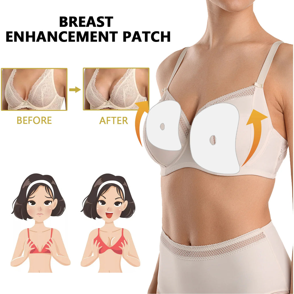 Breast Care Patch, Ginger Bust Enhancer Patch, Firming & Lifting Breast Patch for Fullness & Uplifting Natural Smooth Oasis Select