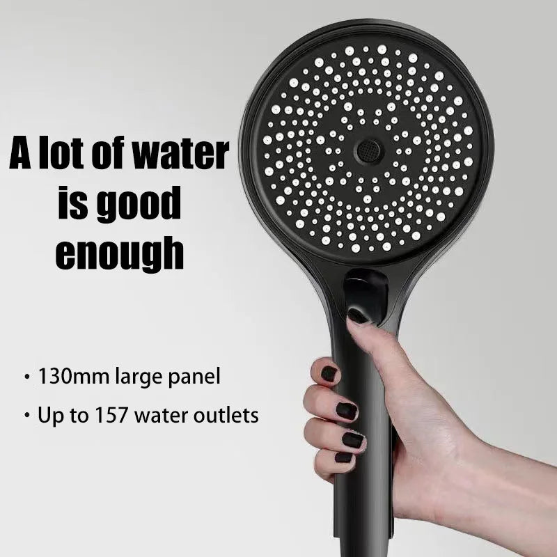 Showerhead shower bathroom accessories large panel showers for bathroom items 3 modes knobs portable heads parts fixture home Oasis Select