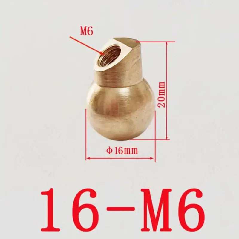 Machine Tool CNC Oblique Spray Brass Ball Coolant Nozzle Universal Ball Joint Flexible for Lathe Mill Cutting Oasis Select 16MM