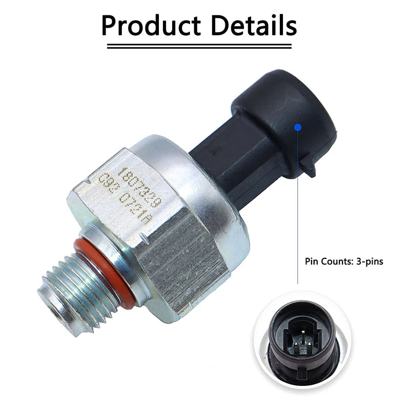 Injection Control Pressure ICP Sensor For 1994-2003 Navistar T444E Engine Alliant Power AP63418 OEM 1807329C92 Oasis Select Default Title