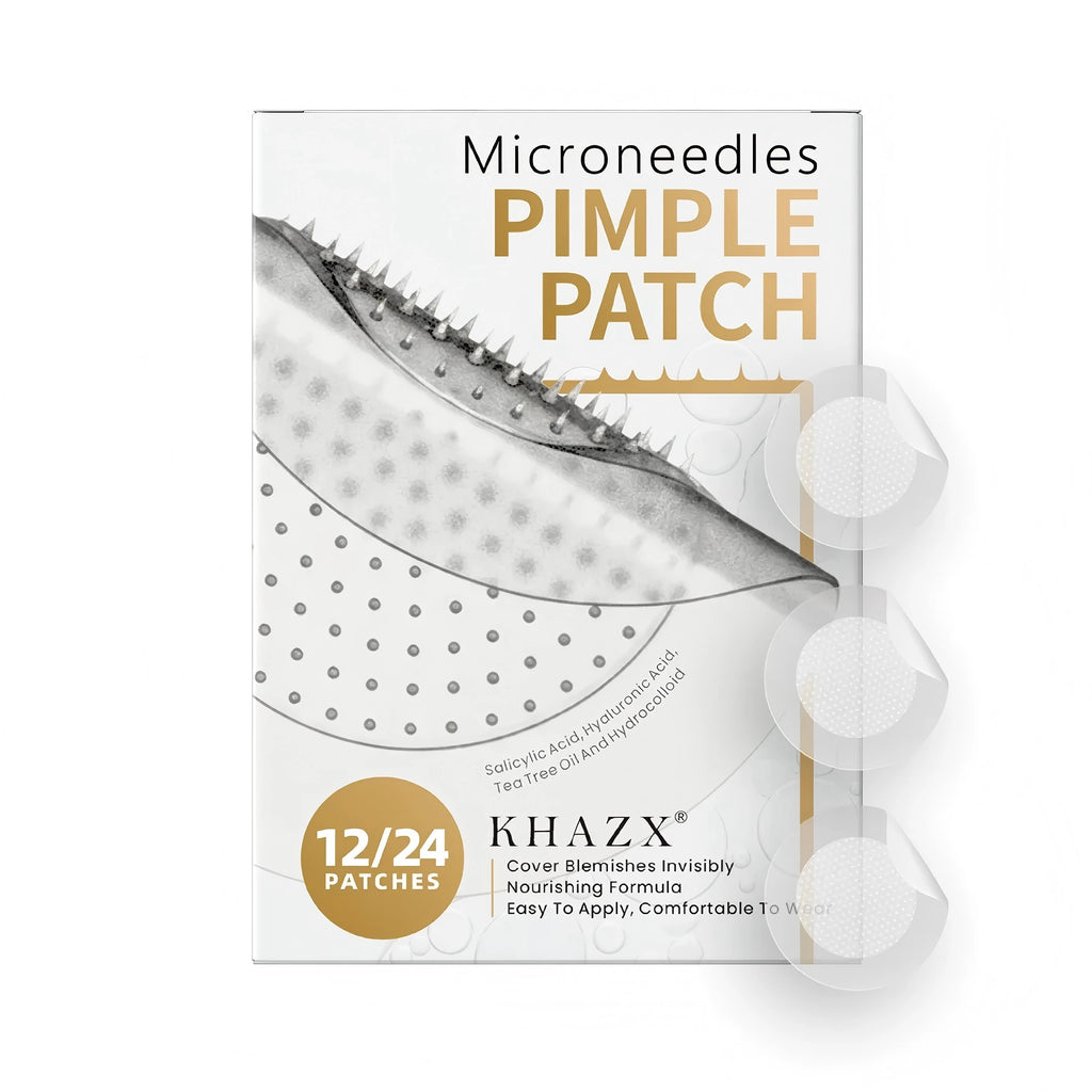 12/24pcs Acne Microneedle Patches For Overnight Use,Hydrocolloid Technology Dissolves Blemishes, Invisible Skin Care 0.2mm Oasis Select