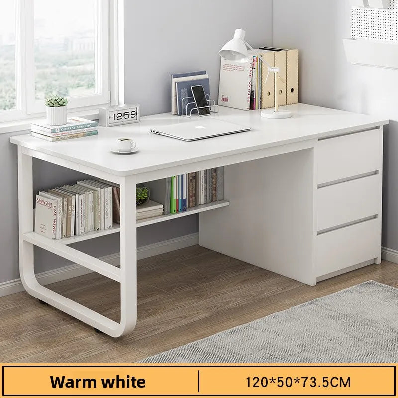 Desk Desktop Computer Simple Home Student Bedroom Bookshelf