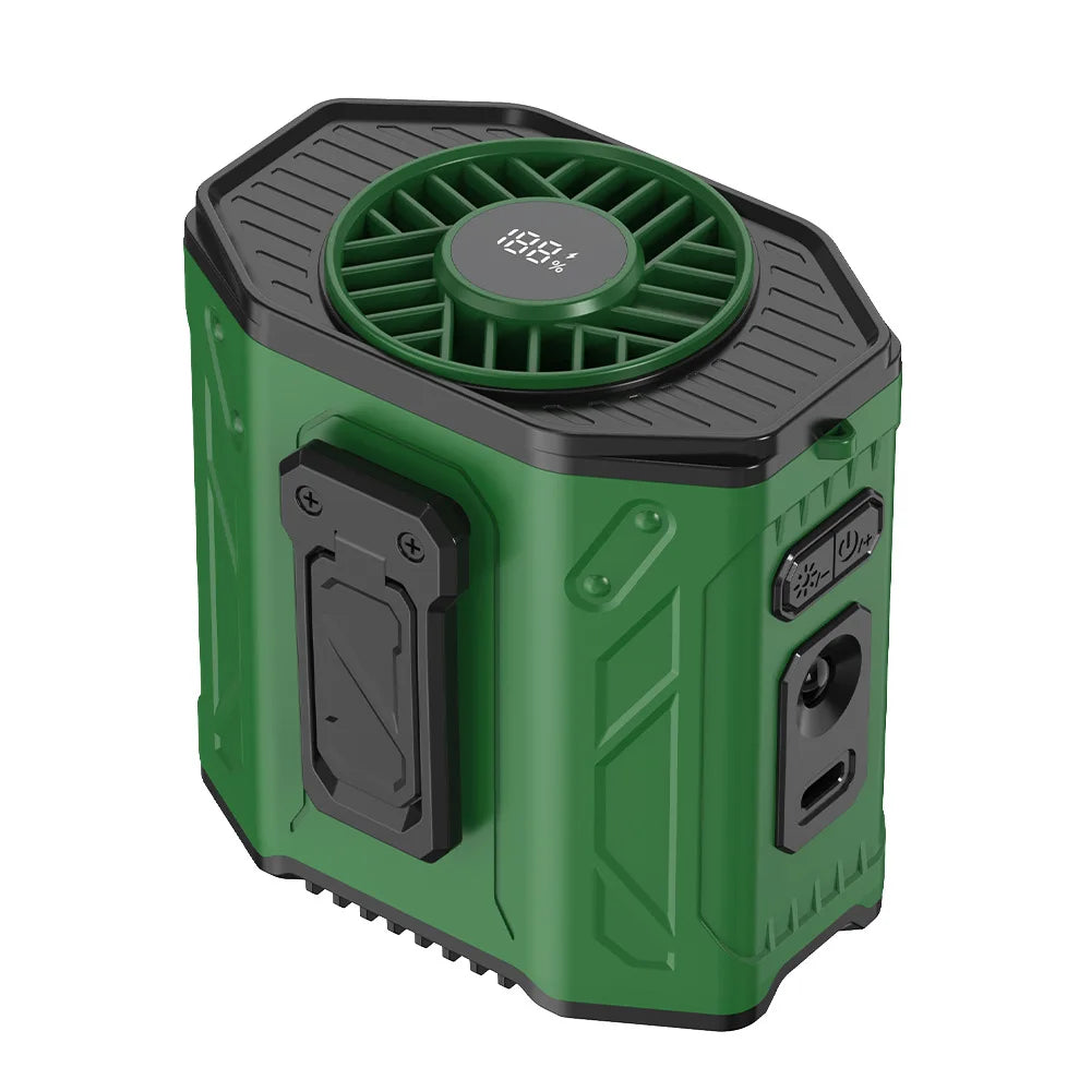 Portable Wearable Neck & Waist Fan | Rechargeable Hands-Free