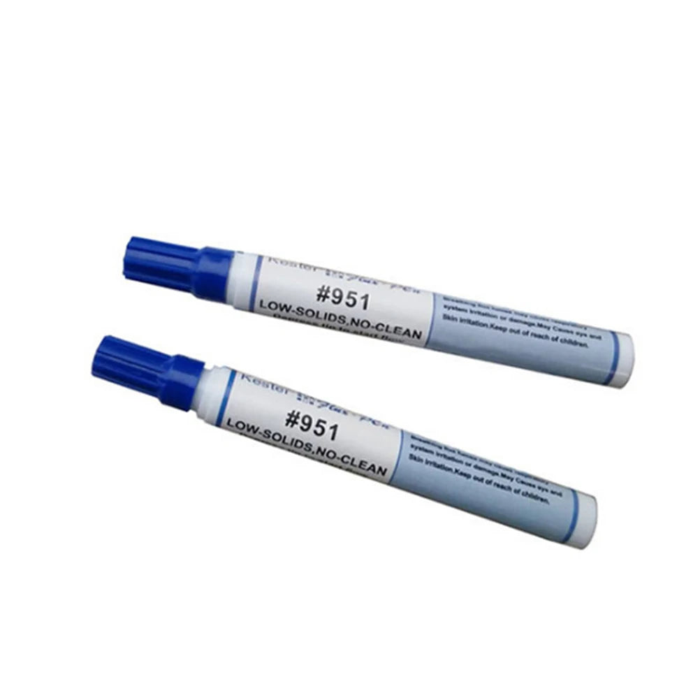 10ml Soldering Rosin Flux Pen 951 Low Solid Non Clean DIY Kester Solder Power Cleaning Free Welding Pen Oasis Select