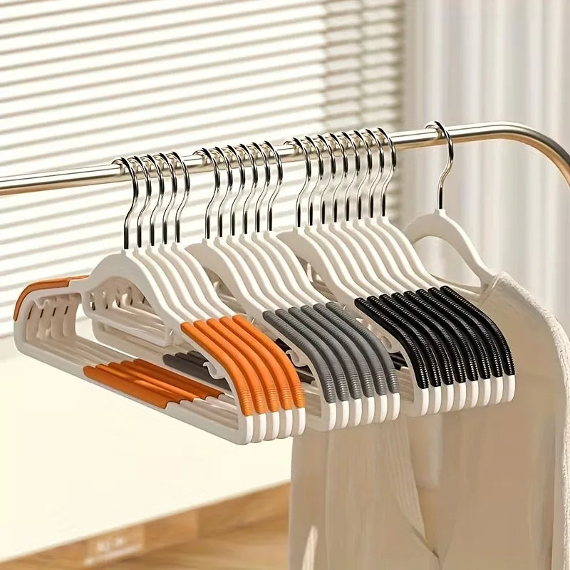 30pack (10 Velvet Hangers and 20 Clips), Heavy-duty Anti Slip Hanger for Wardrobe Organization,Various Color of Household Hanger Oasis Select