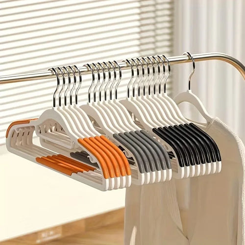 30pack (10 Velvet Hangers and 20 Clips), Heavy-duty Anti Slip Hanger for Wardrobe Organization,Various Color of Household Hanger Oasis Select