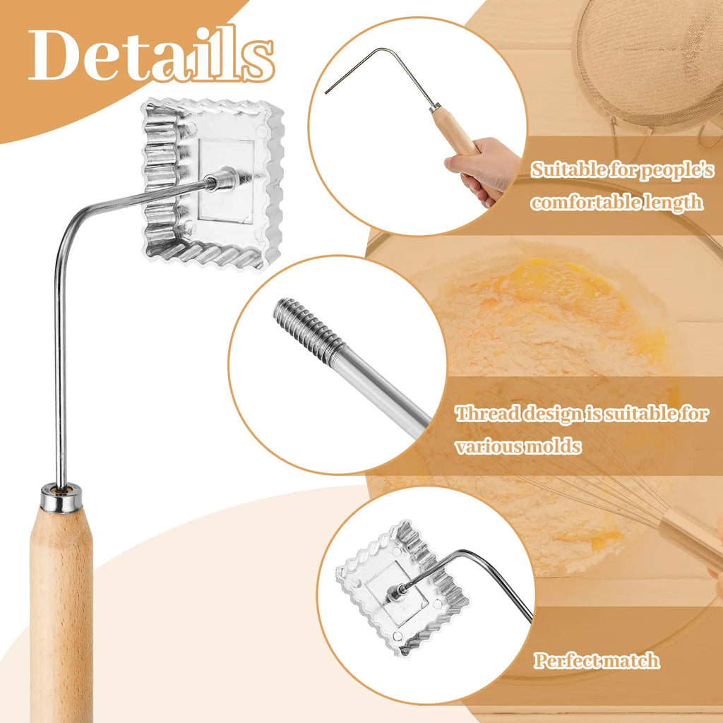 Cast Rosette Iron Mold Set 2/4/7Pcs Bunuelos Mold With Handle Timbale Pastry Tools Achappam Cookie Maker Oasis Select