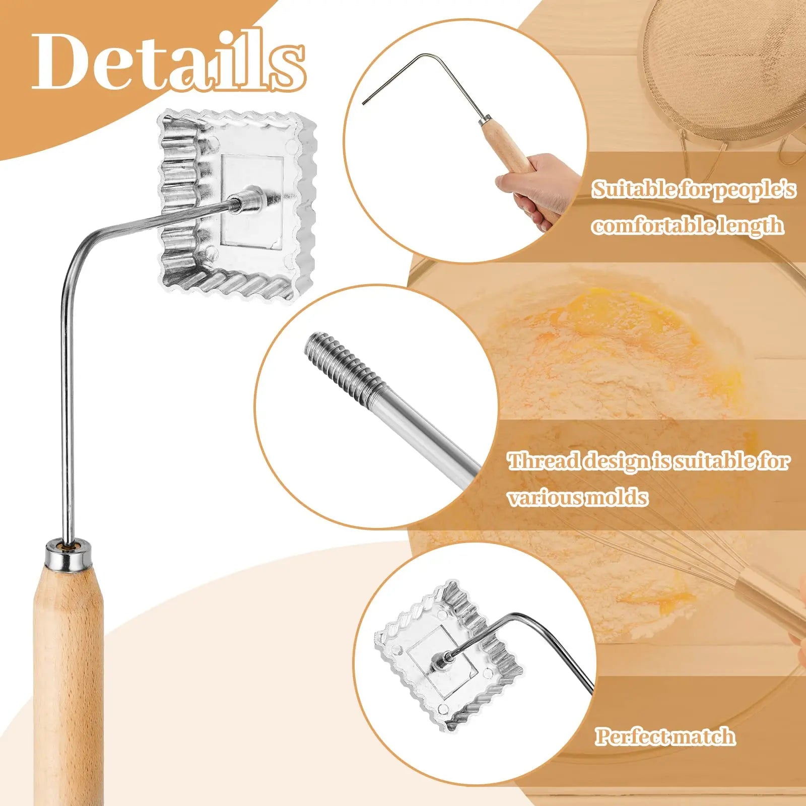 Cast Rosette Iron Mold Set 2/4/7Pcs Bunuelos Mold With Handle Timbale Pastry Tools Achappam Cookie Maker Oasis Select