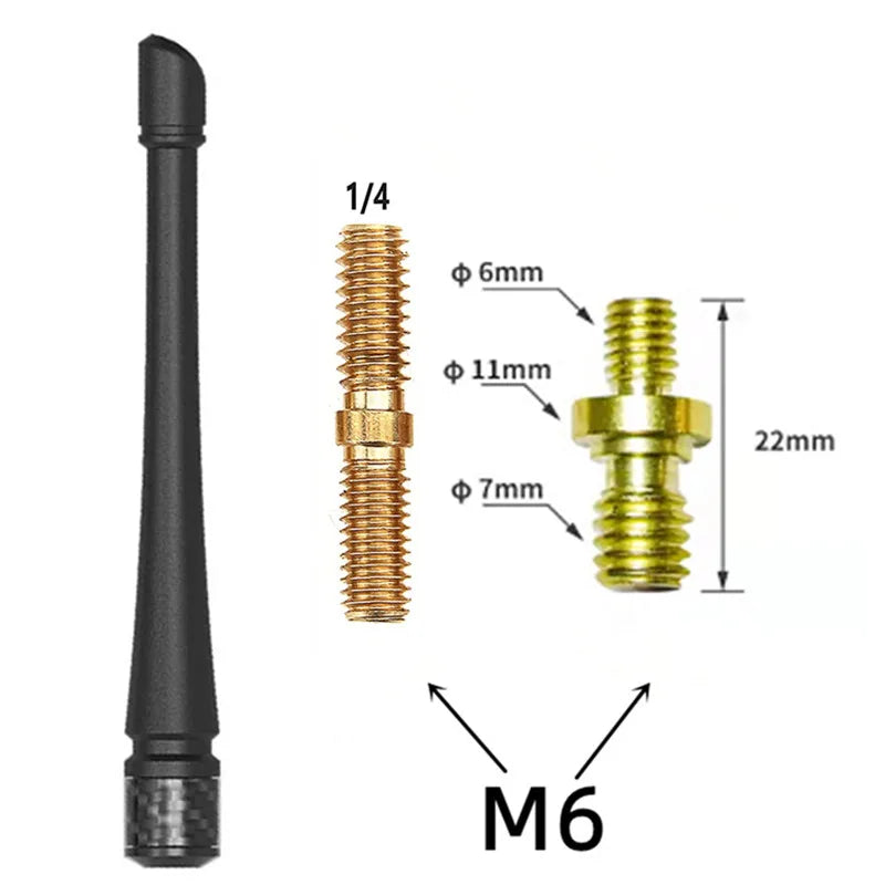 25CM Multi-model Universal AM FM Radio Antenna For Dodge Ram 1500 Jeep Wrangler JK/JL Ford F150 Chevy Silverado Toyota Tundra Oasis Select M6 to M7 to1 4