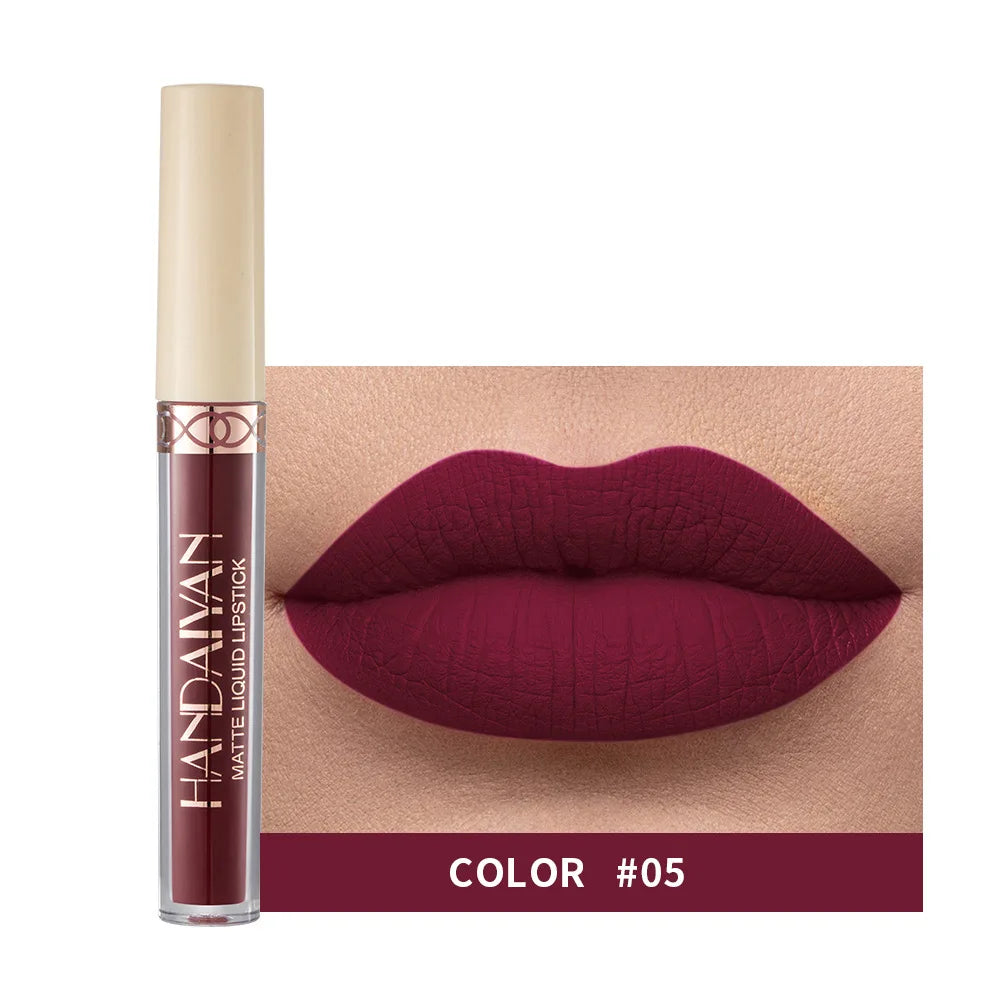 Handaiyan Matte Velvet Liquid Lip Glaze – Waterproof Lip Stain