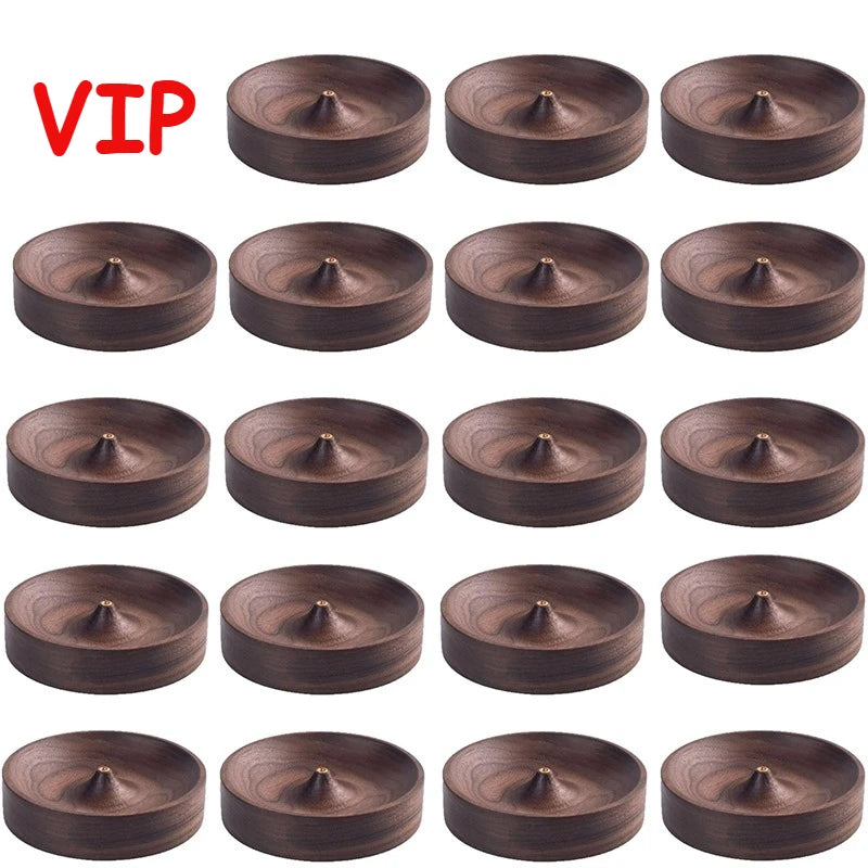 VIP link, wholesale 100pcs incense burners Incense Stick Holder Handmade Wooden Censer Oasis Select