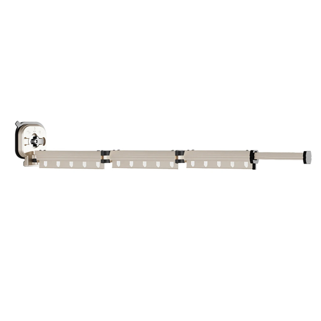No-Drill Folding Wall-Mount Clothes Drying Rack | Suction Cup