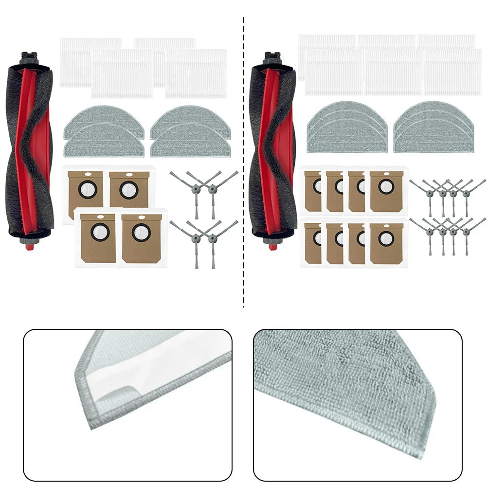 Main Side Brush Filter Mop Cloth Dust Bag For Deerma S30 / For DEM-S30 Oasis Select