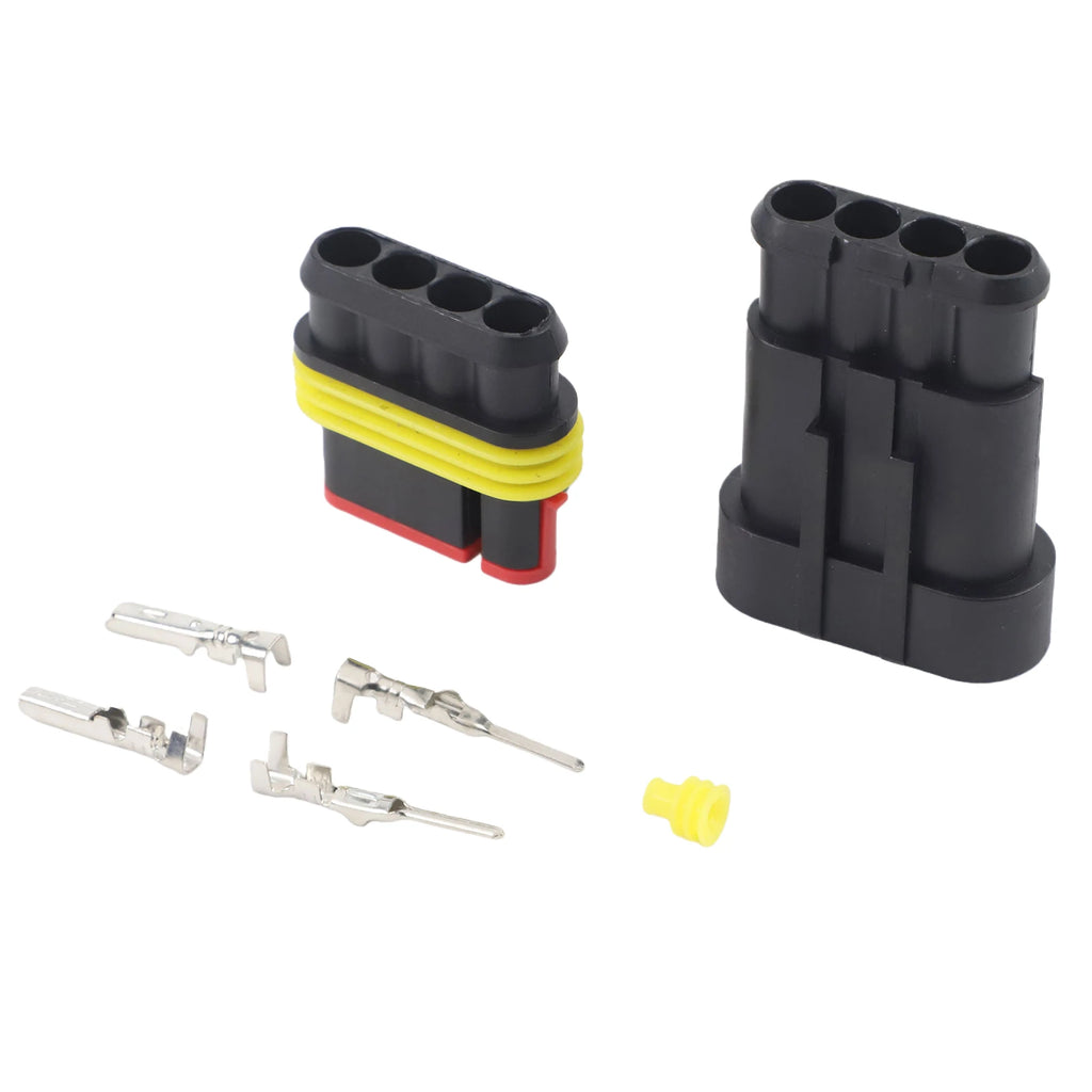 IP67 Waterproof Connector Plug 1–6 Pin | Car, Boat & Auto Wire Waterproof Wire Connector Oasis Select