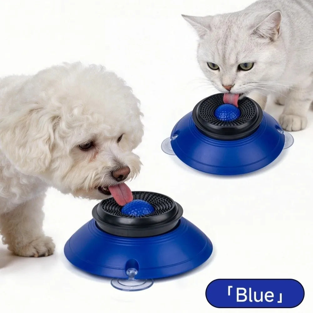 Anti-Choking Dog Licking Bowl Non-Slip Base Food-Grade Slow Feeder Dog Bowl with Rolling Ball Massage Dot Cat Treat Bowl Oasis Select