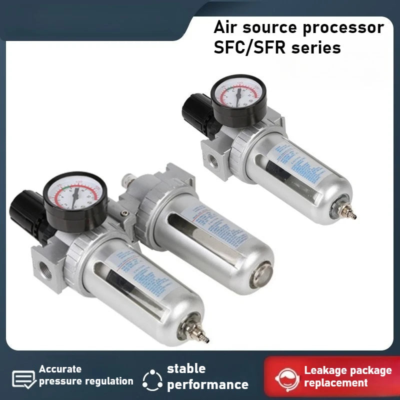Air Compressor Air Filter SFC SFR 200 300 400 Regulator Drain Valve Filter Regulator Valve Automatic Drainage Oasis Select