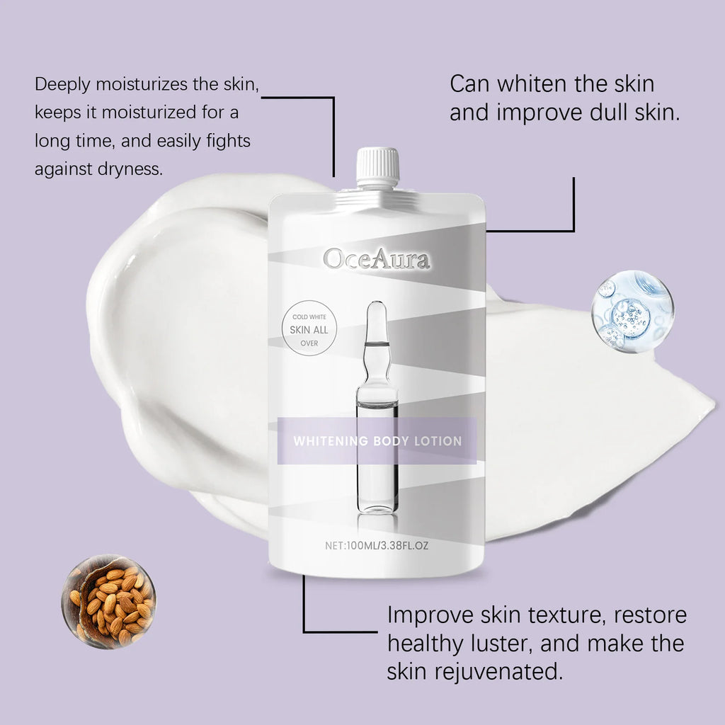 OCEAURA Whitening Moisturizing Chicken Skin Body Lotion Niacinamide Whitening Moisturizing Brightening Skin Lotion Oasis Select