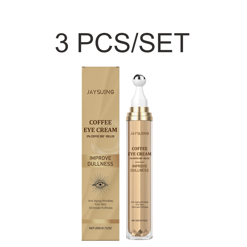Caffeine Eye Cream Eye Cream Puffiness Dark Circles Fine Lines Firming Hydrating Niacinamide 5% Caffeine Smooth Skin Cream 20g Oasis Select 3 PCS