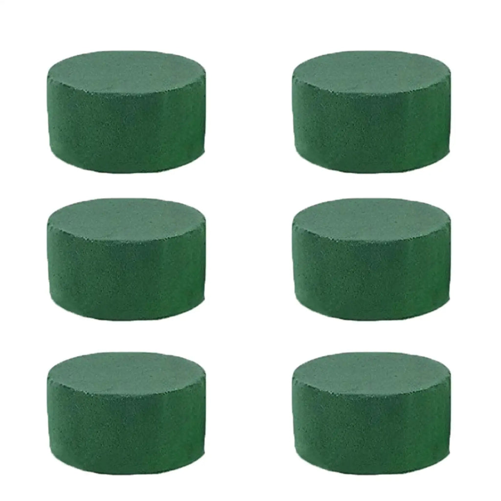 6Pcs Green Floral Foam Block DIY Flower Arrangement Sponge Dry Wet Absorbent Bricks For Flower Birthday Wedding Garden Decor Oasis Select