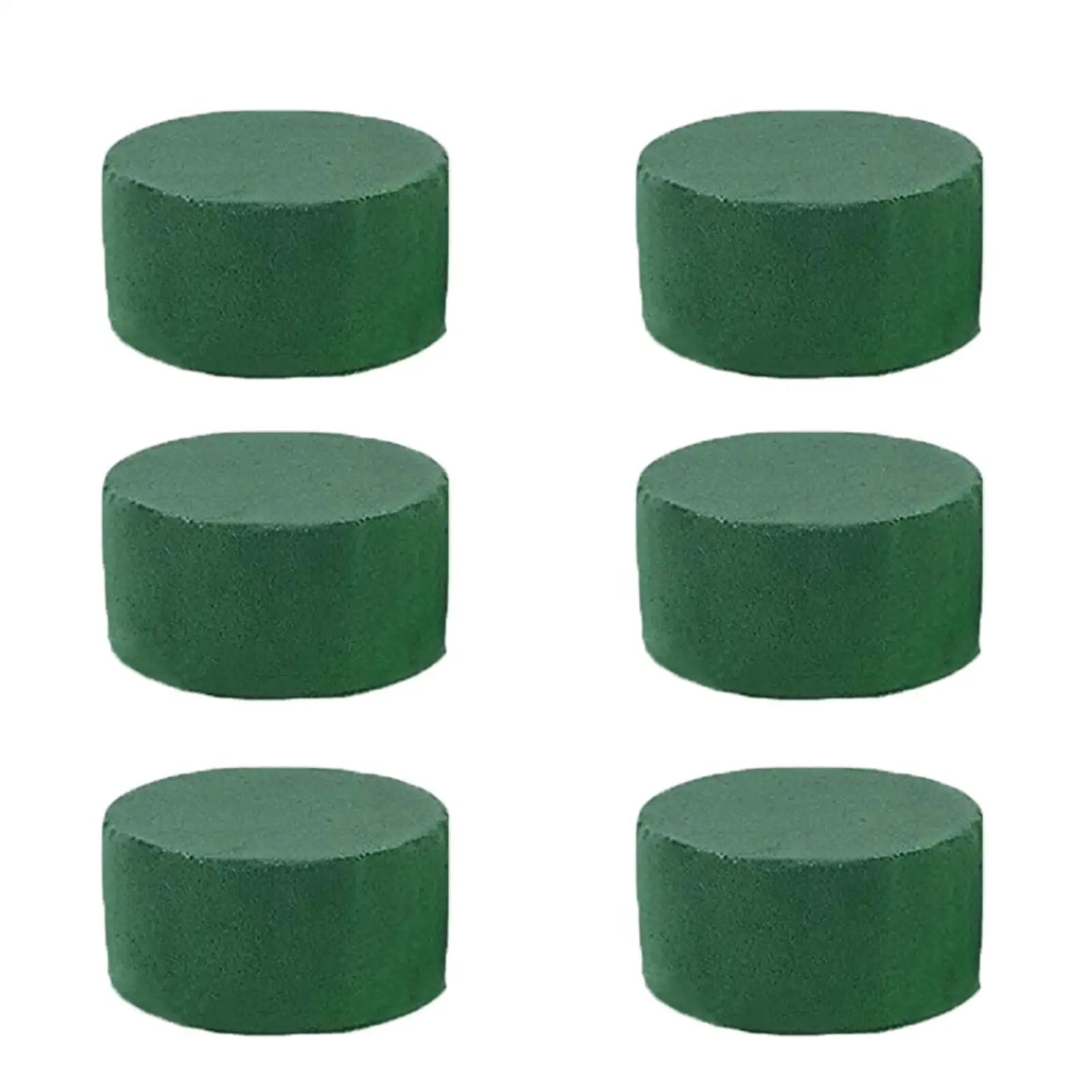 6Pcs Green Floral Foam Block DIY Flower Arrangement Sponge Dry Wet Absorbent Bricks For Flower Birthday Wedding Garden Decor Oasis Select