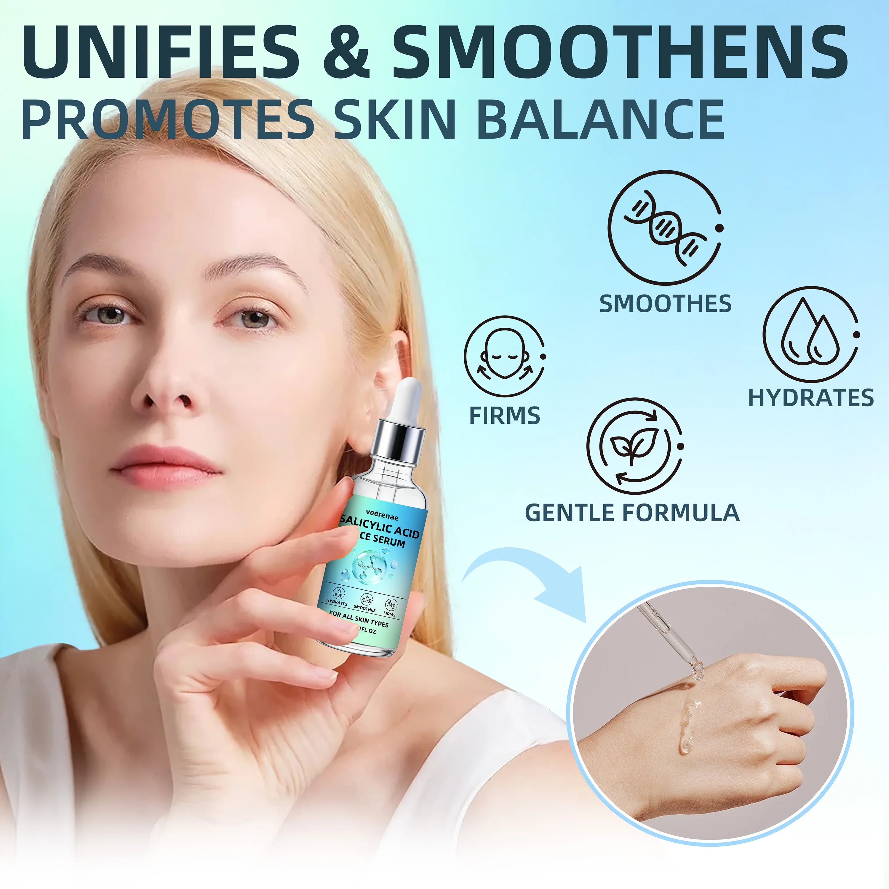 Salicylic Acid Face Serum – Oil Balancing & Hydrating Serum