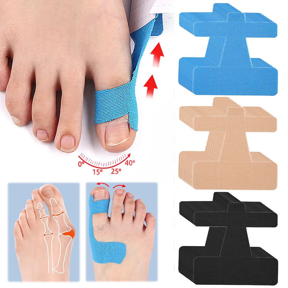 10-Pack Bunion Corrector – Breathable Self-Adhesive Toe Separator Bunion Corrector Oasis Select