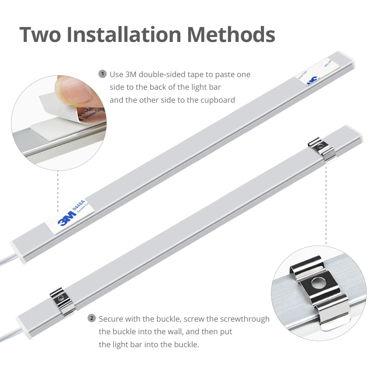 DC12V LED Light Bars Bedroom Night Induction Lamp 30CM/40CM/50CM PIR Motion Sensor For Kitchen Stair Hallway Lighting White/Warm Oasis Select