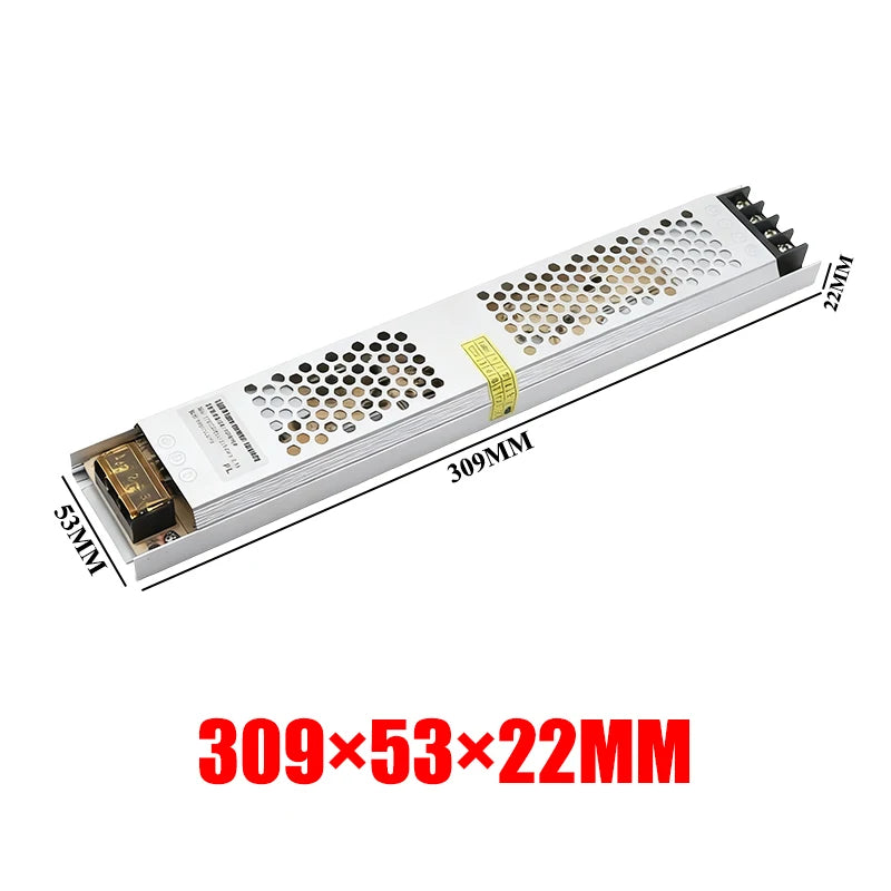 LED Power Supply DC 12V 24V Transformer AC 220V TO DC 12V 24V Power Supply 60W 100W 150W 200W 300W 400W For LED Strip Lamp Bar Oasis Select 200W 12V