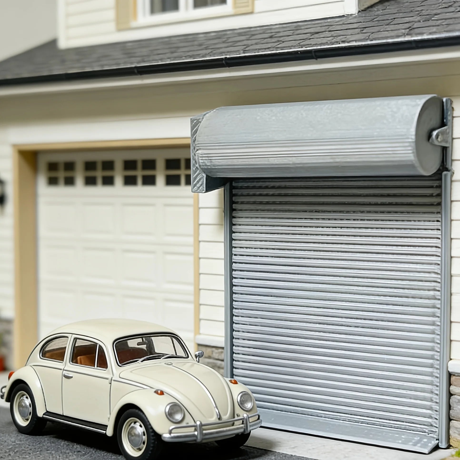 1:64 Scale Miniature Roller Shutter Door 3D Printing Diy Dollhouses Miniature Dollhouses Model Furnitures Decor Accessories Gift Oasis Select