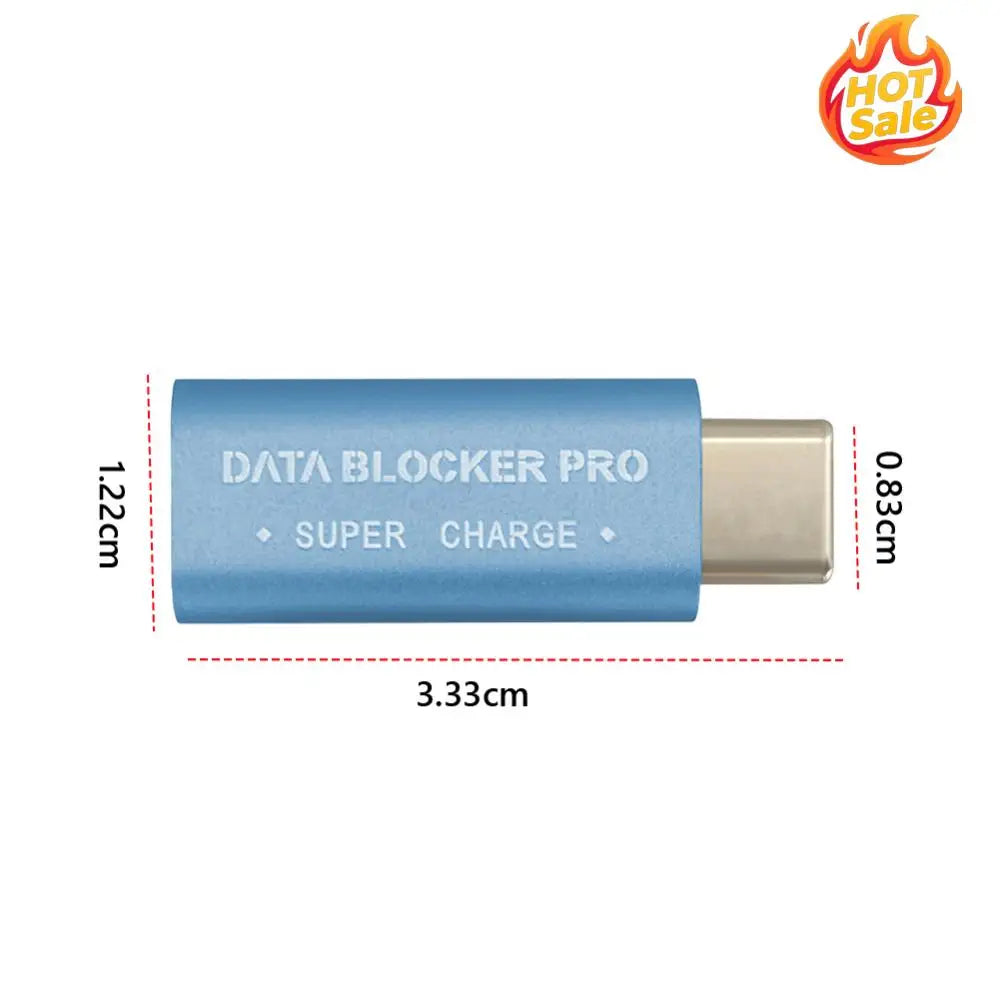 USB C Data Blocker Portable Type C Defender Type C Data Blocker Protect Against Juice Jacking Oasis Select