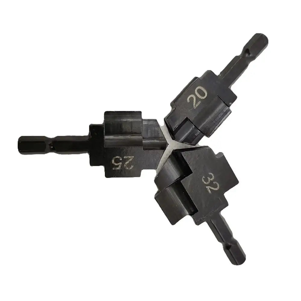 1/3Pcs Water Pipe Expansion PPR Lifting Stepped Drill Bit For Plumber Repairing Hexagon Shank Step Drill 6.35mm Oasis Select