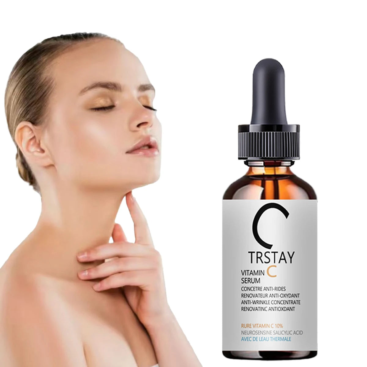 Facial Essential Oil Whitening Hyaluronic Acid Moisturizing essence Intensive Care Fade Fine Lines Gold Skin Care Oasis Select 30ml