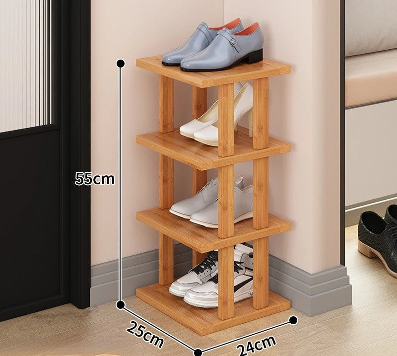 Home economy door multi-layer shoe storage artifact saves space, rental house shoe cabinet, shoe rack Oasis Select 4 layers 25