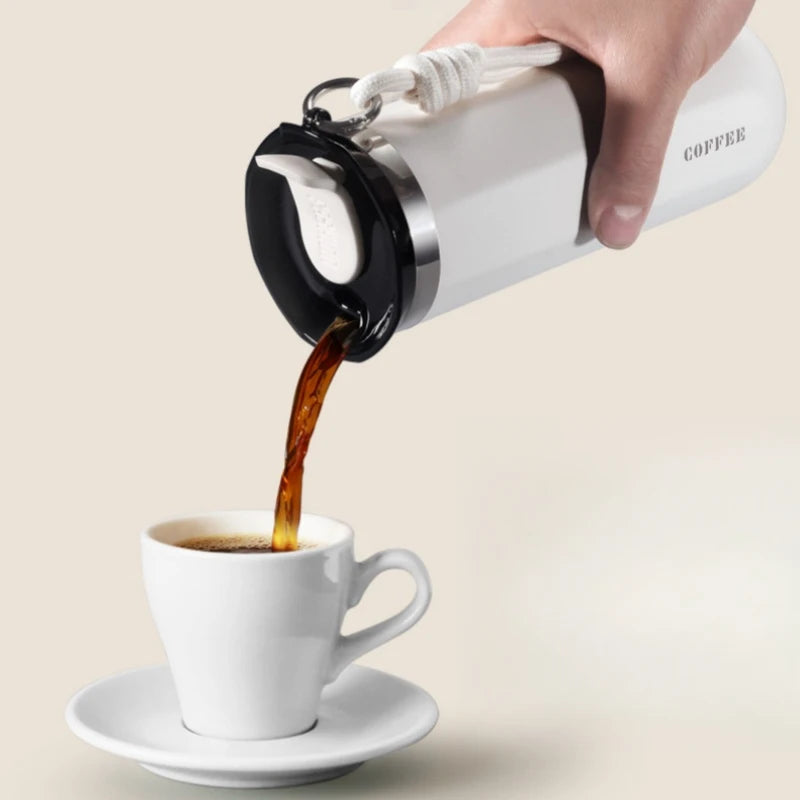 350/500ml Vacuum Insulated Coffee Mug, Double-wall Stainless Steel Travel Tumbler, Office Portable Cold Coffee Cup Gift Cup Oasis Select