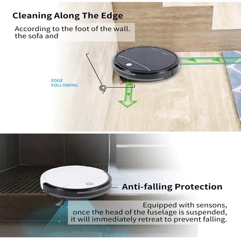 GUOHE 3-in-1 Robot Vacuum – Auto Dock, Mop & 2000Pa Suction