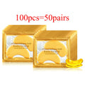 BIOAOUA 50 Pairs Gold Collagen Eye Patches – Dark Circles & Bags Collagen Eye Mask Oasis Select 100pcs(50pairs)