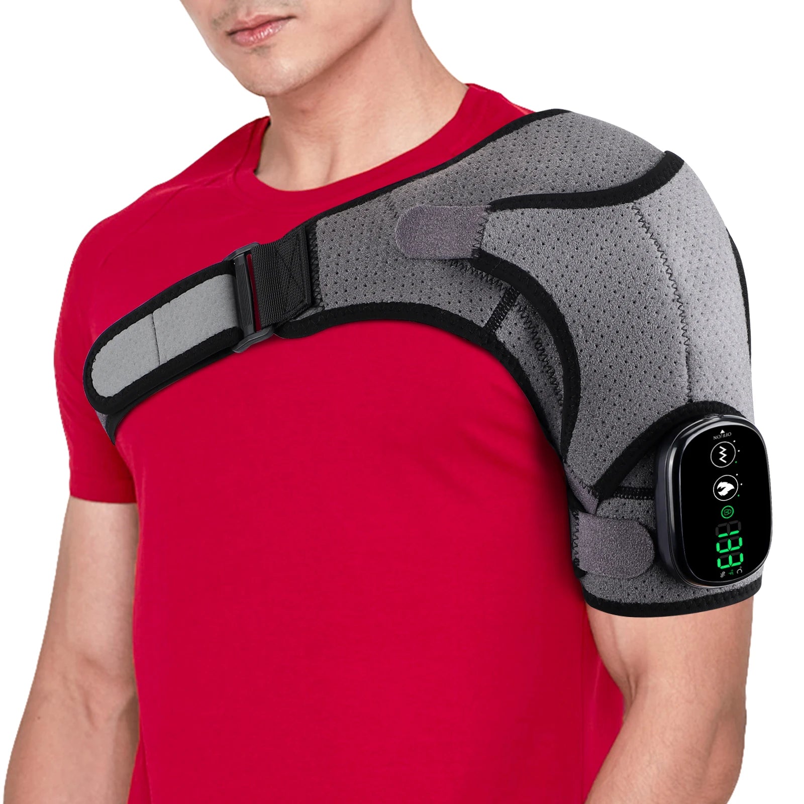 Electric Heated Shoulder Massage Wrap – Adjustable Warmth Shawl