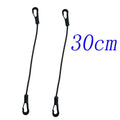 2pcs 4MM Bungee Shock Cord with Hooks Multi-Purpose Tie Downs Elastic Bungee Rope for Kayak Canoe Tarp Secure Your Gear Oasis Select 2pcs 30cm